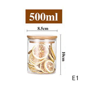 Mason Candy Jar For Spices Glass Transparent Container Glass Jars With Lids Cookie Jar Kitchen Jars And Lids Small Size Wholesal